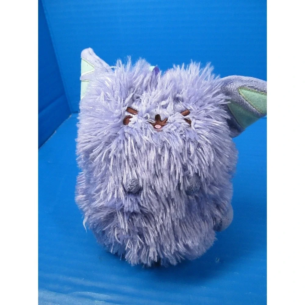 Gund Pusheen Cat Lot Dragon Pip Keychain Cereal Bowl Keychain Cat w/Cupcake